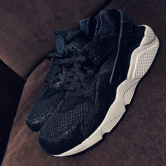 Nike Air Huarache Run PA Stingray Black Men's 9 US 42.5 EUR Off White Black - Picture 5 of 9